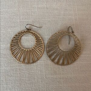 2/$10 Gold Dangle Earrings